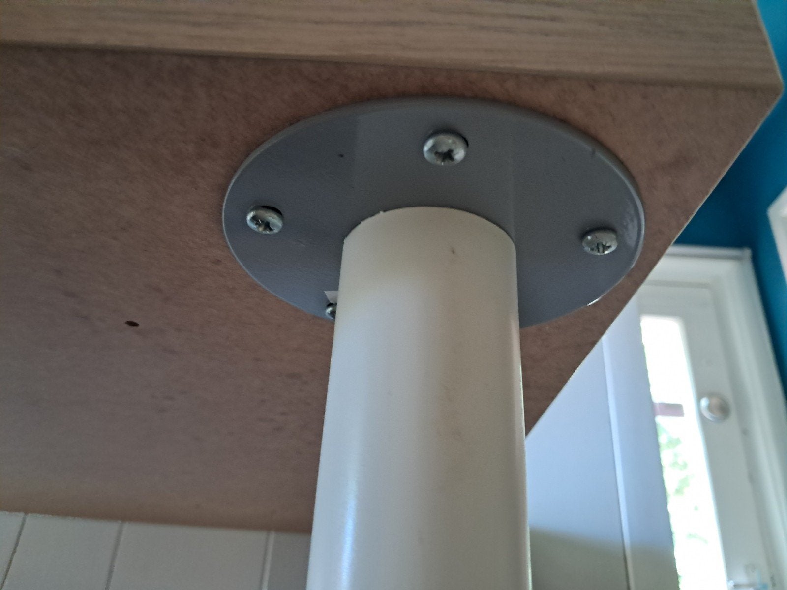 4x IKEA Olov in hoogte verstelbare tafelpoten (60-90 cm), Huis en Inrichting, Tafelonderdelen, Ophalen, Tafelpoot, Gebruikt, 50 tot 100 cm