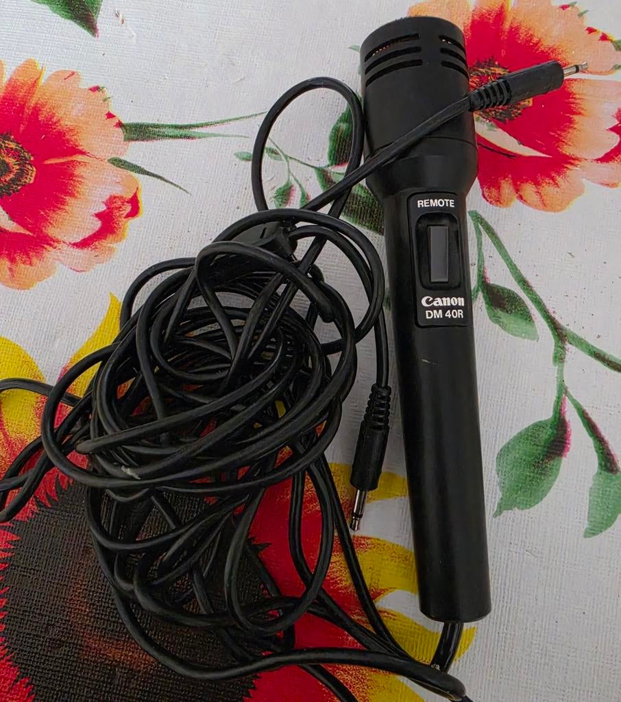 Canon DM40R remote microfoon, vintage, Ophalen of Verzenden