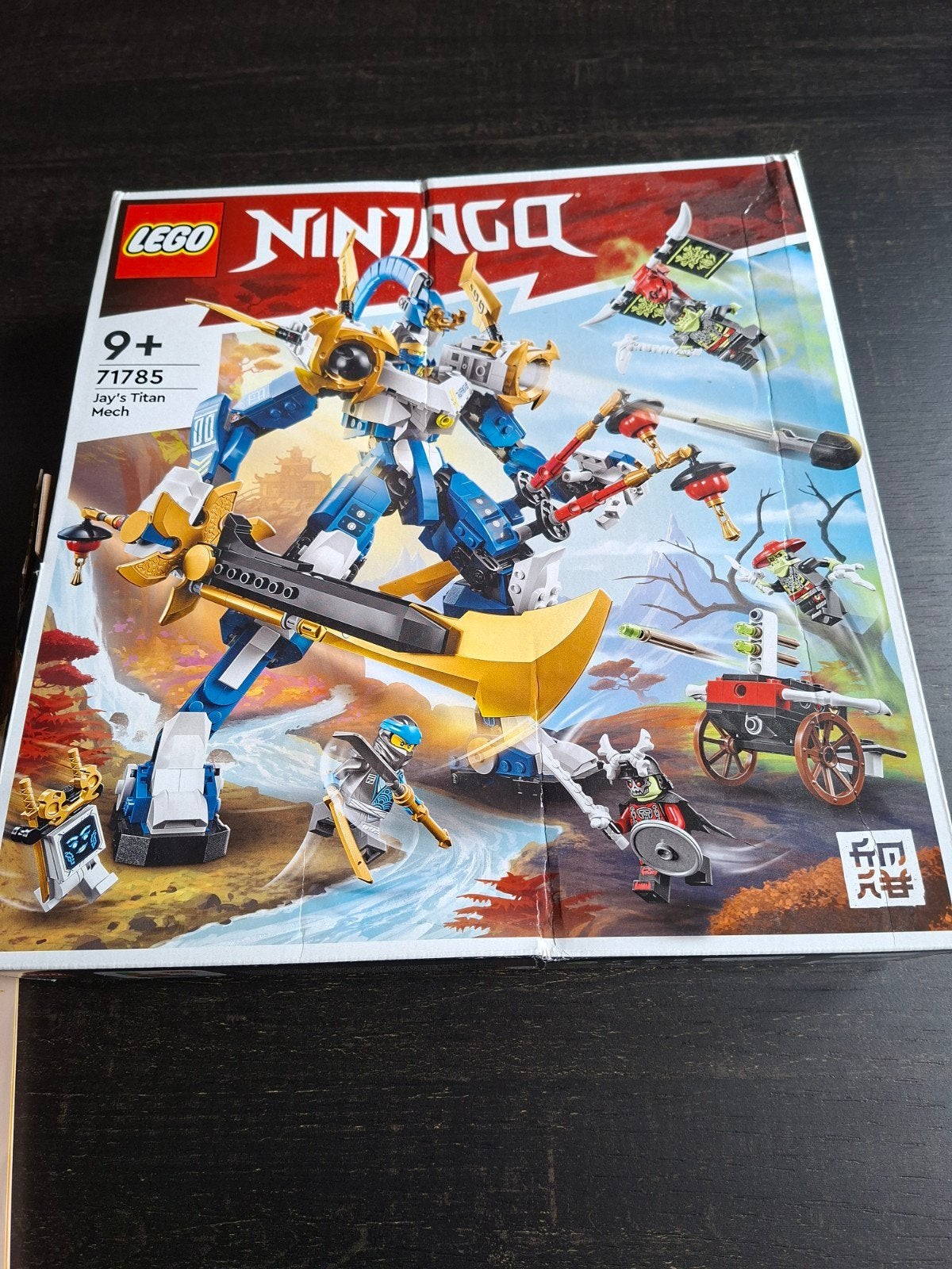 71785 Jay's Titan Mech - Compleet +boek+doos, Ophalen of Verzenden, Zo goed als nieuw