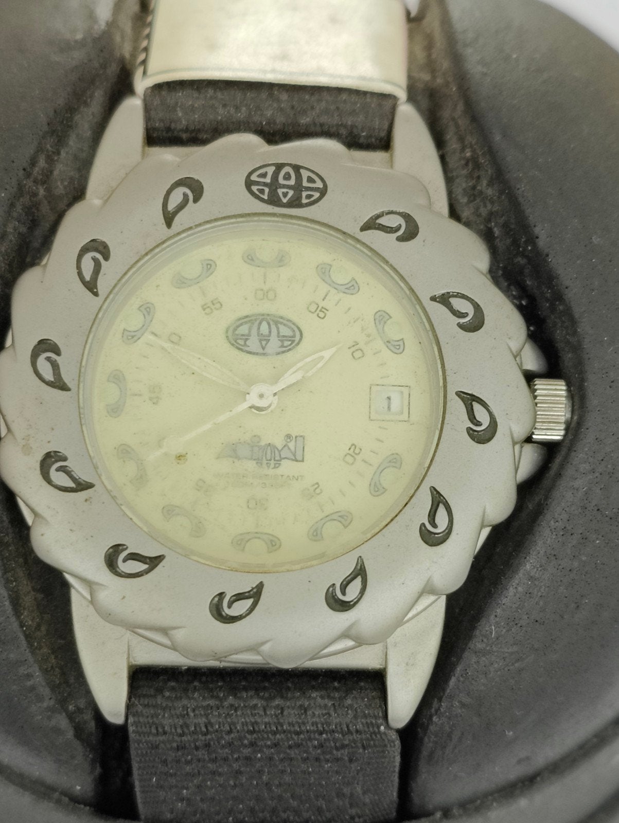 Vintage Animal Sports WS002 Horloge Jaren 90 Surf Watch, Overige merken, Staal, Met bandje, Polshorloge