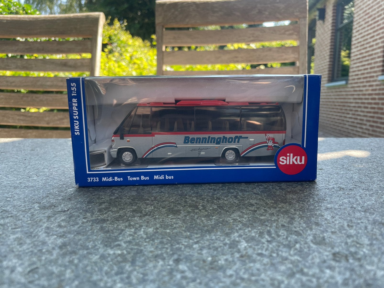 Siku 3733 - Mercedes Auwärter Midi bus Benninghoff, Hobby en Vrije tijd, Modelauto's | 1:50, Ophalen of Verzenden, Nieuw, Bus of Vrachtwagen