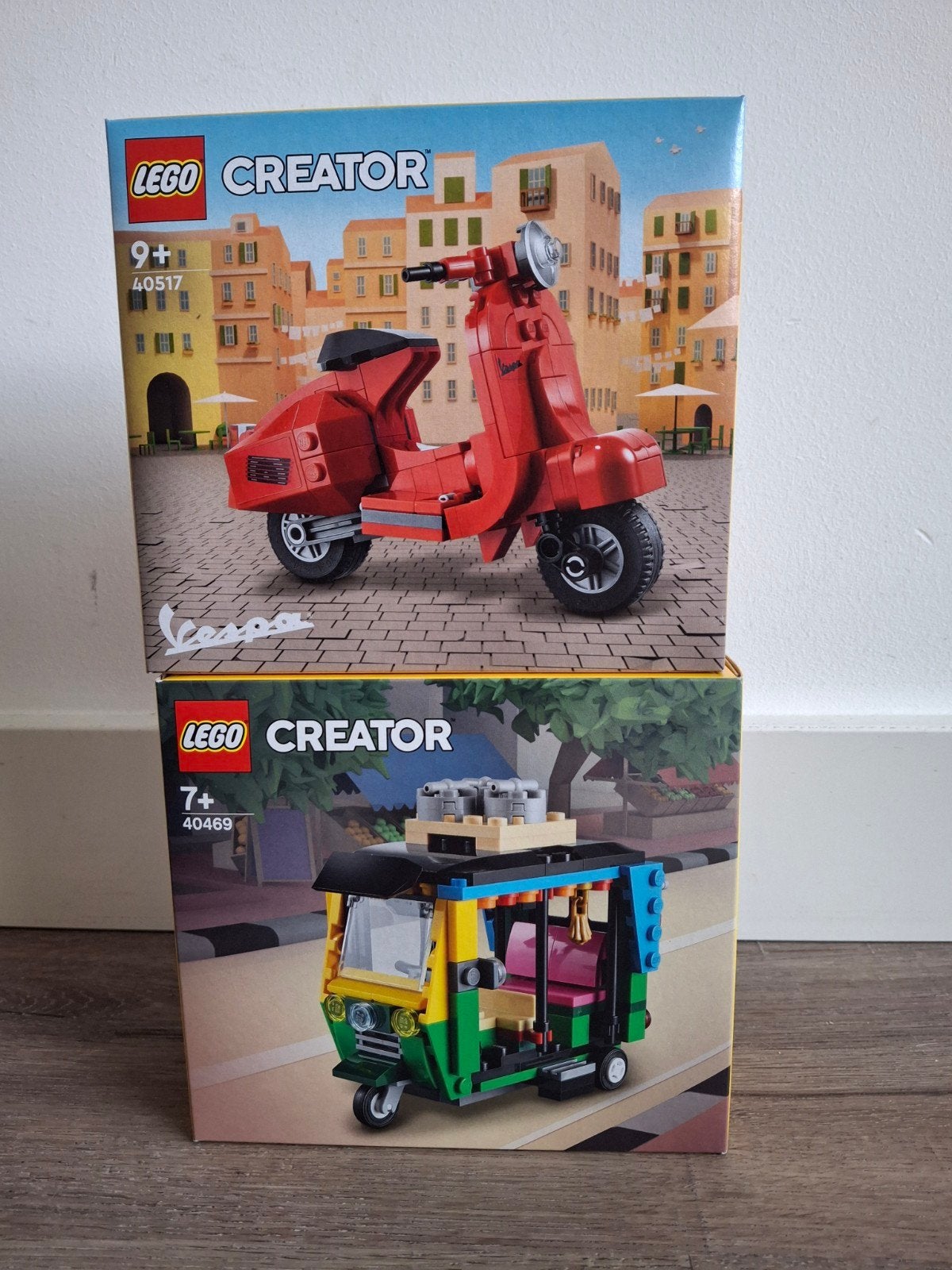 Lego Creator Vespa 40517 en Tuk Tuk 40469 - Nieuw in doos, Ongeopend/sealed, Lego, Nieuw, Ophalen of Verzenden