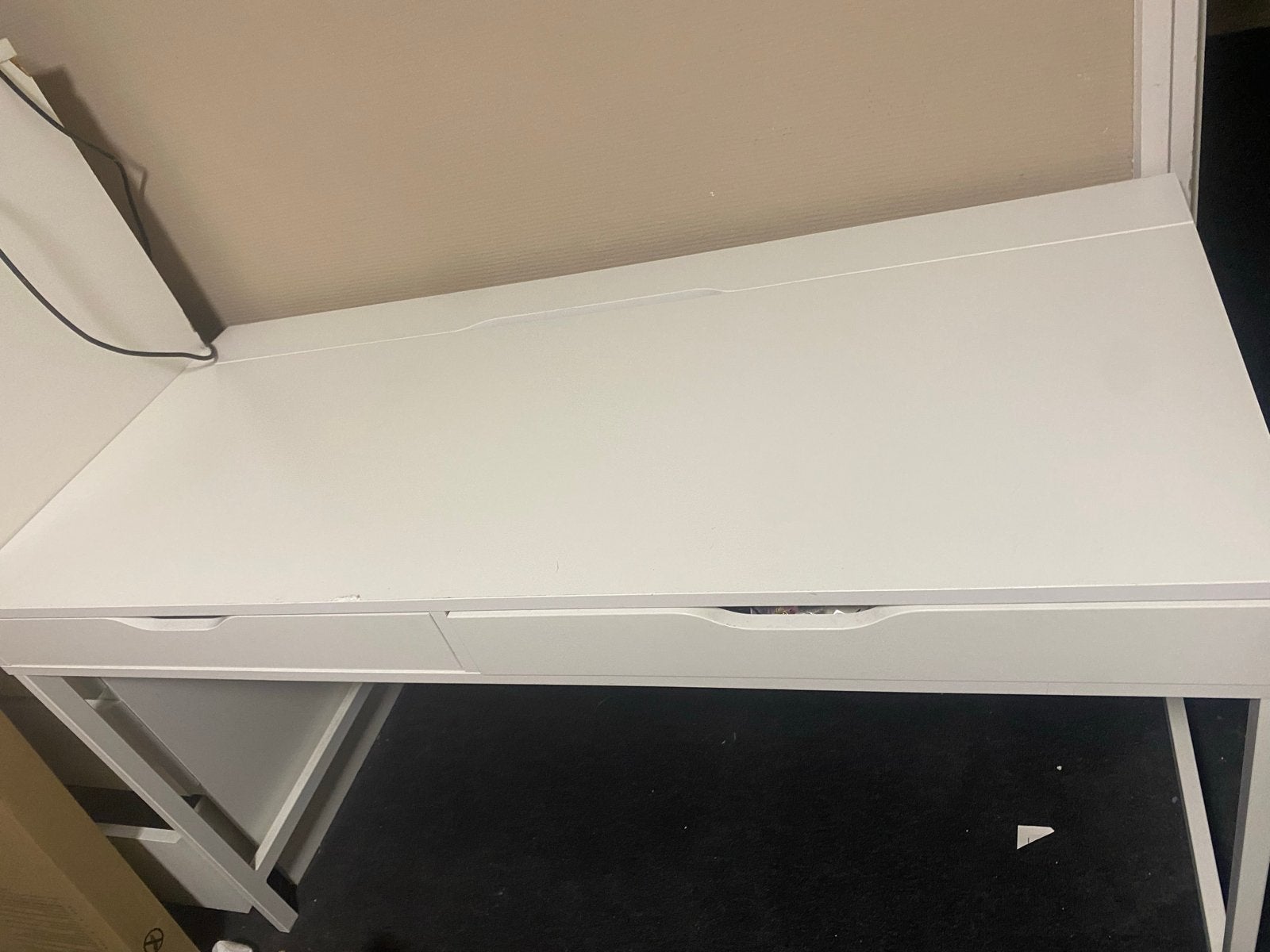 IKEA Alex bureau - Wit, met lades, Huis en Inrichting, Ophalen, Gebruikt, Met lades, Spaanplaat of MDF