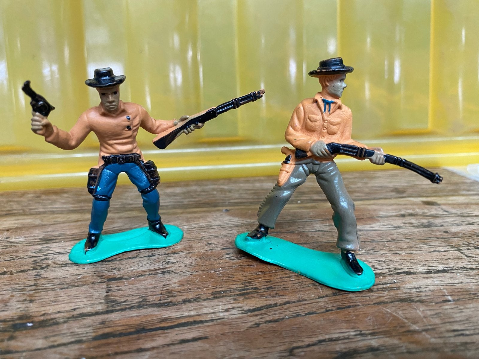 Vintage Cowboy Speelgoedfiguren Set, Ophalen of Verzenden, Zo goed als nieuw