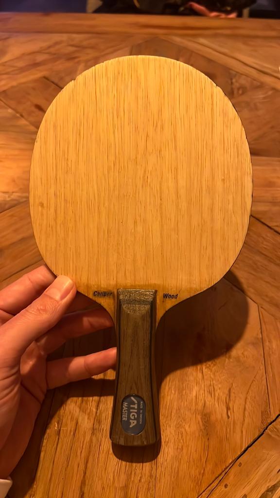 STIGA Master Tafeltennis Batje Hout, Sport en Fitness, Tafeltennis, Ophalen of Verzenden, Nieuw, Net, Batje(s) of Balletje(s)