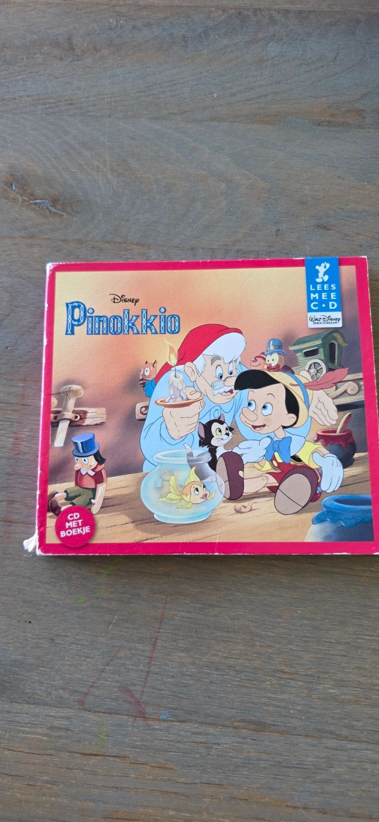 Disney Pinokkio CD met boekje - Lees mee CD, 3 tot 5 jaar, Ophalen of Verzenden, Zo goed als nieuw, Album