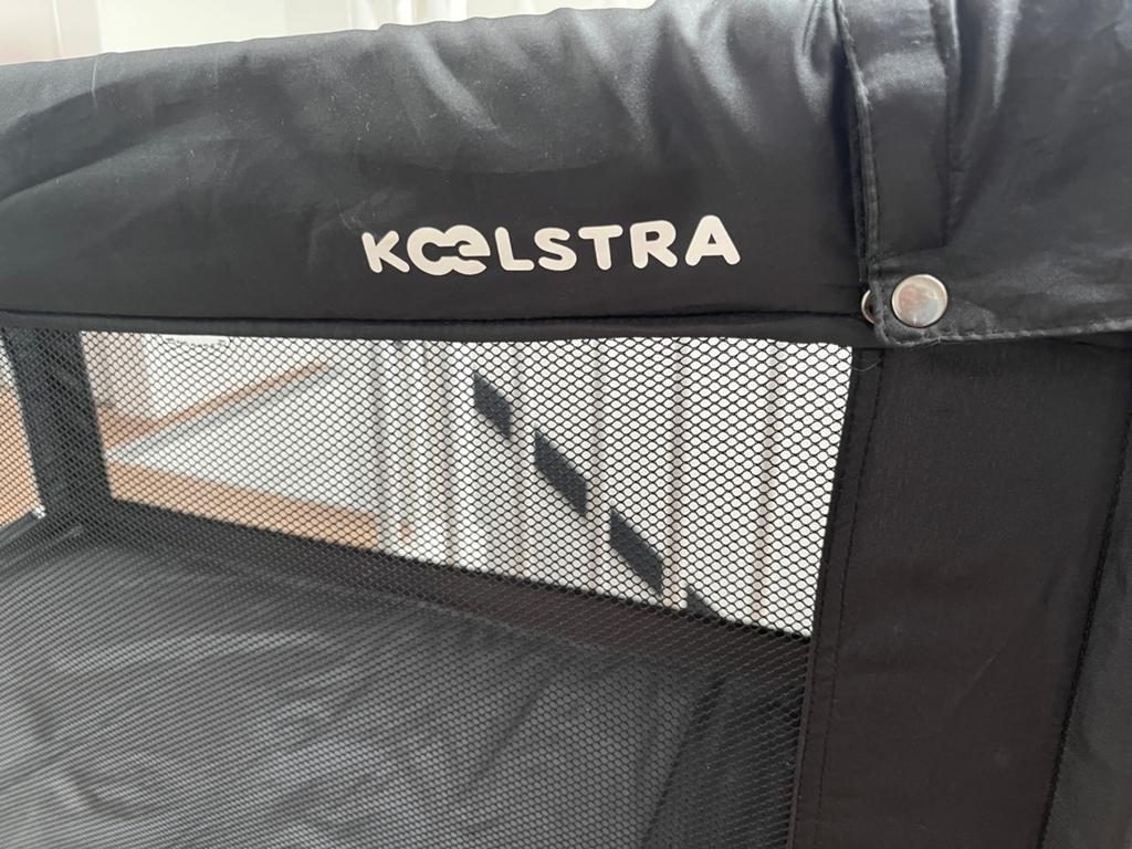 Koolstra Travelsleeper Reisbedje - Zwart, Ophalen of Verzenden, Zo goed als nieuw, Reisbedje