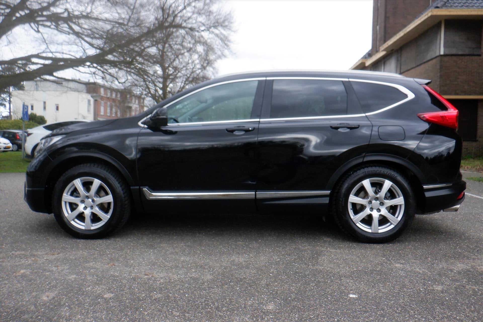 Honda CR-V 1.5 VTEC TURBO 193pk AWD CVT Executive-91.000KM -, Auto's, 4 cilinders, Zwart, Leder, Bedrijf