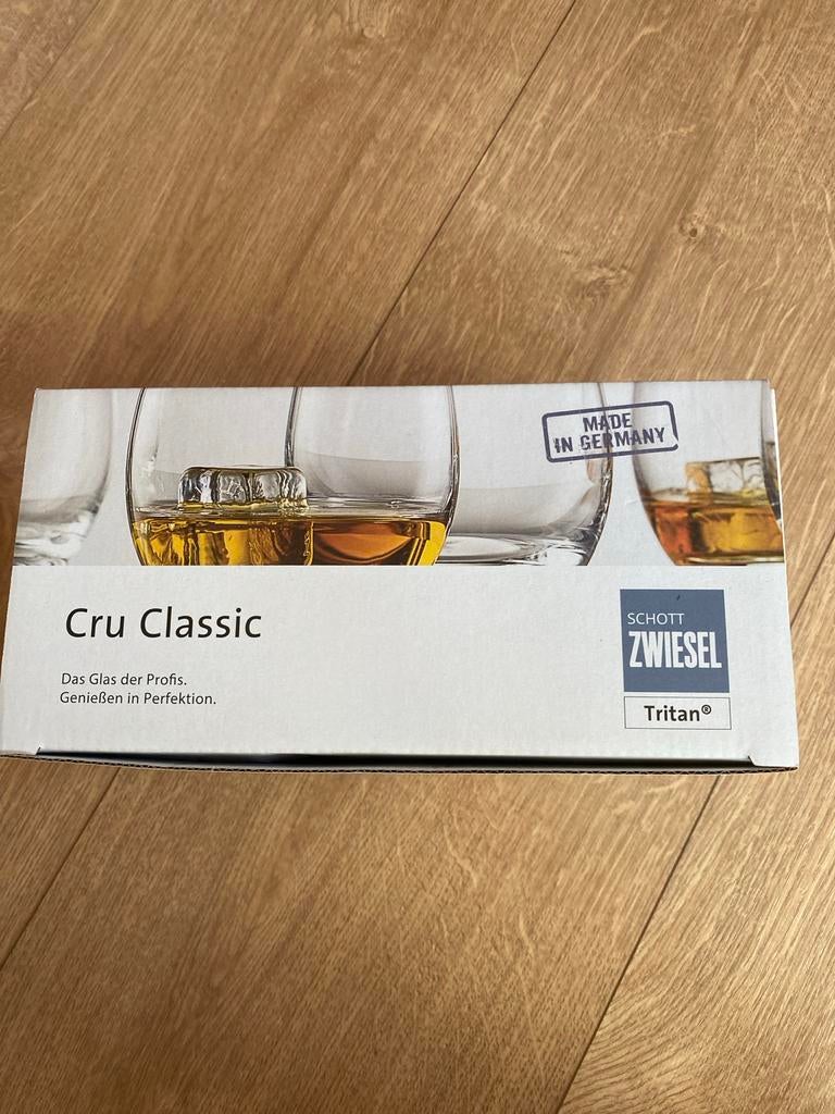Schott Zwiesel Cru Classic Whisky/Water Glazen - Nieuw, Nieuw, Ophalen of Verzenden, Overige merken, Glas