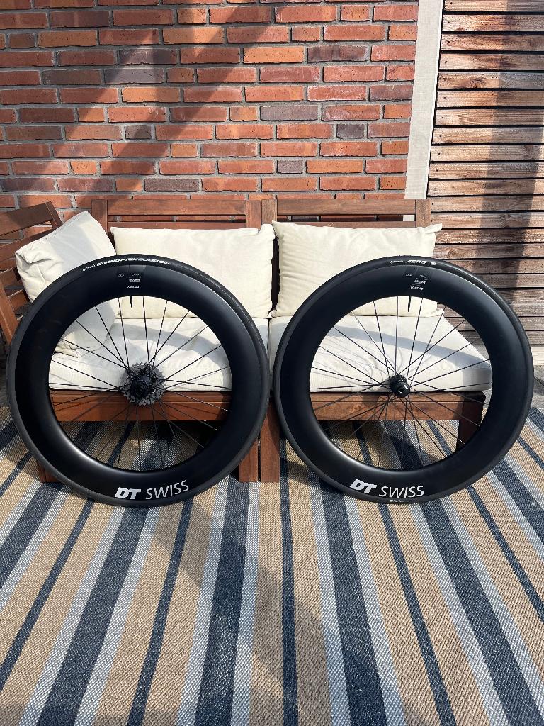 DT Swiss ARC 1100 DICUT db 80 Wielset, Dt swiss, Zo goed als nieuw, Carbon, Ophalen
