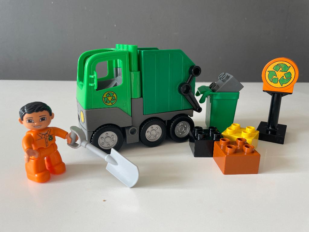 LEGO Duplo 4659 Vuilniswagen, Kinderen en Baby's, Speelgoed | Duplo en Lego, Ophalen, Gebruikt, Duplo, Complete set