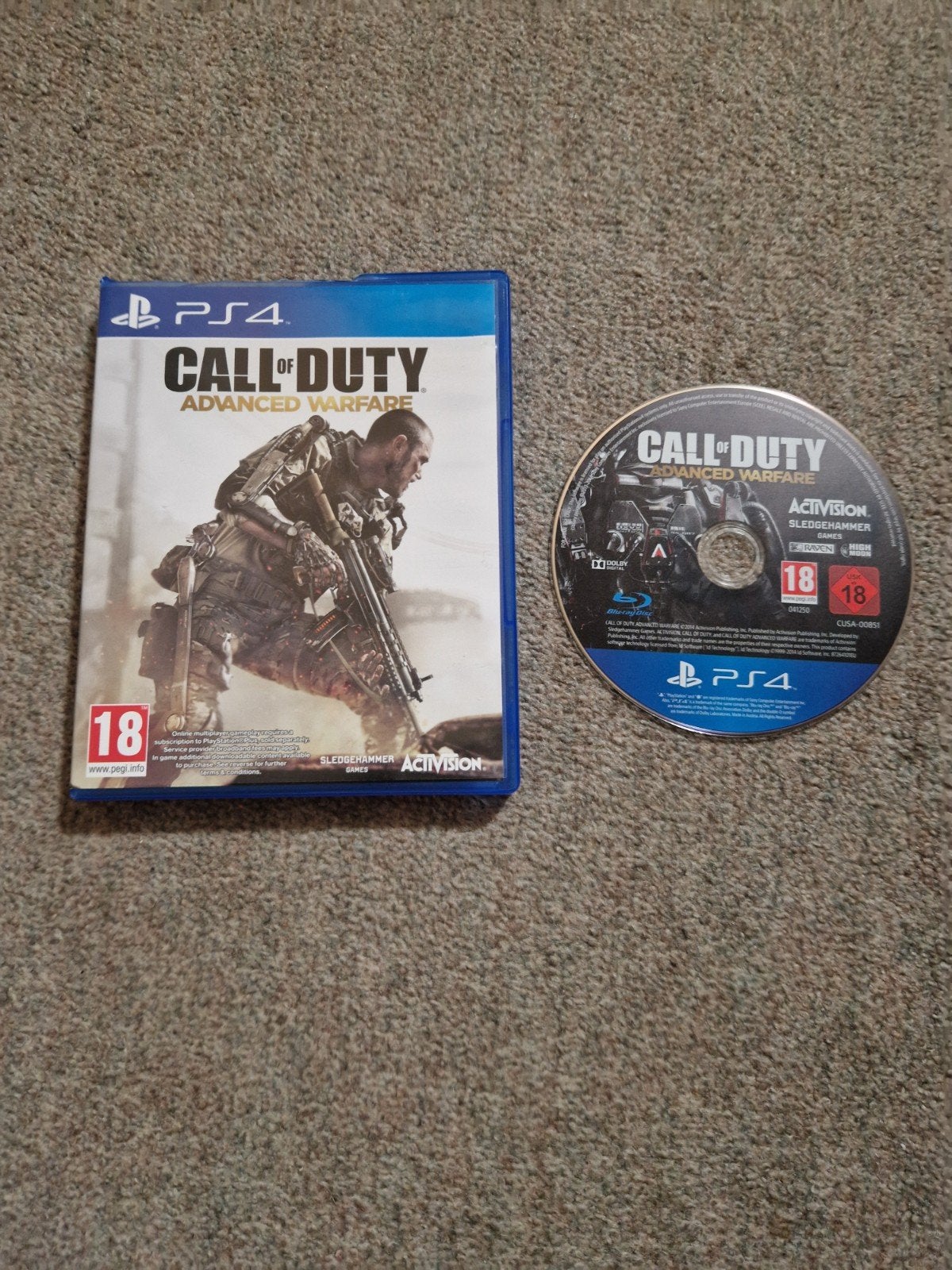 Call of Duty: Advanced Warfare PS4, Spelcomputers en Games, Games | Sony PlayStation 4, Ophalen, Online, Gebruikt, Vanaf 18 jaar
