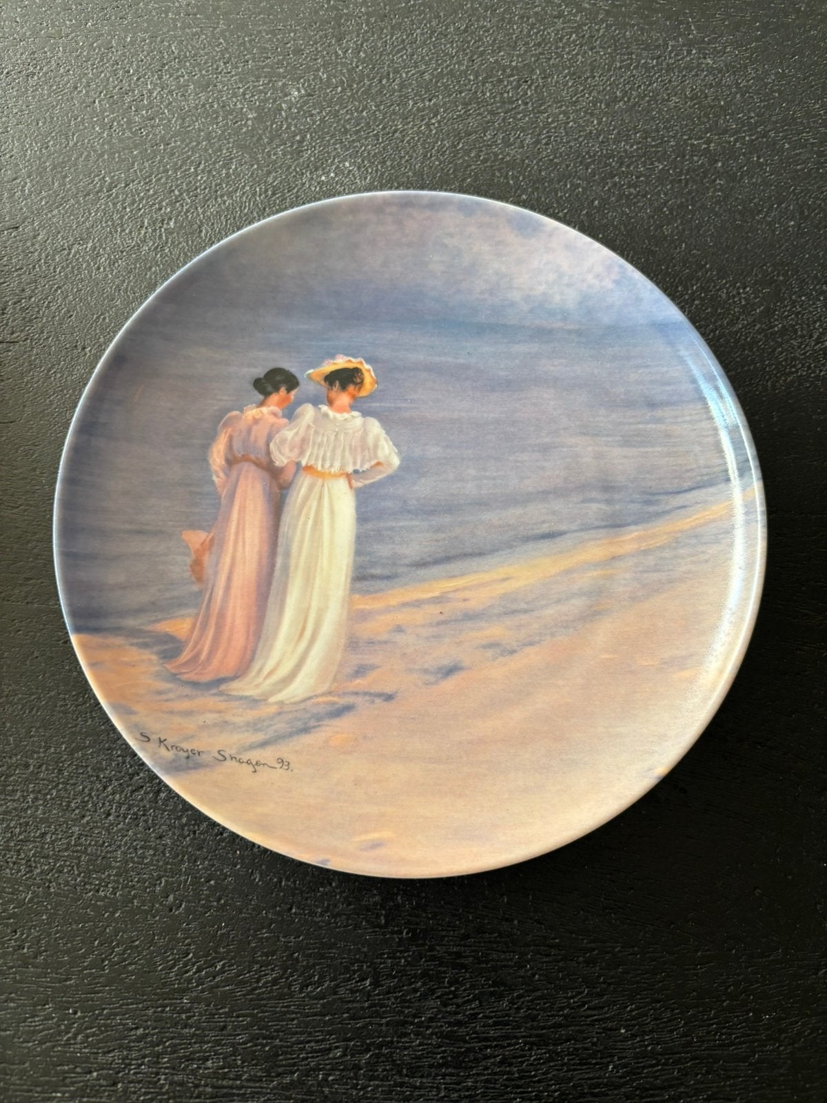 Vintage Bing & Grøndahl P S Kroyer wandbord kunst art, Ophalen of Verzenden