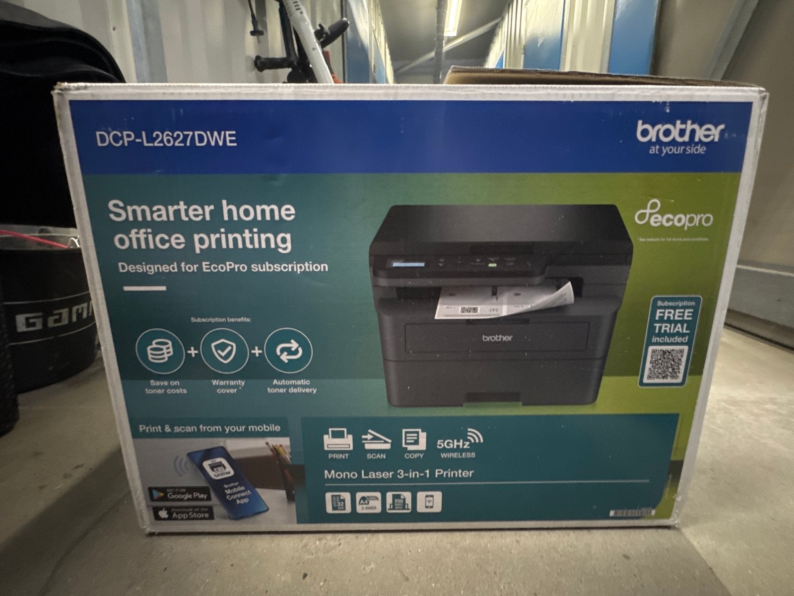 Brother DCP-L2627DWE Mono Laser 3-in-1 Printer, Computers en Software, Kopieren, All-in-one, Nieuw, Ophalen of Verzenden