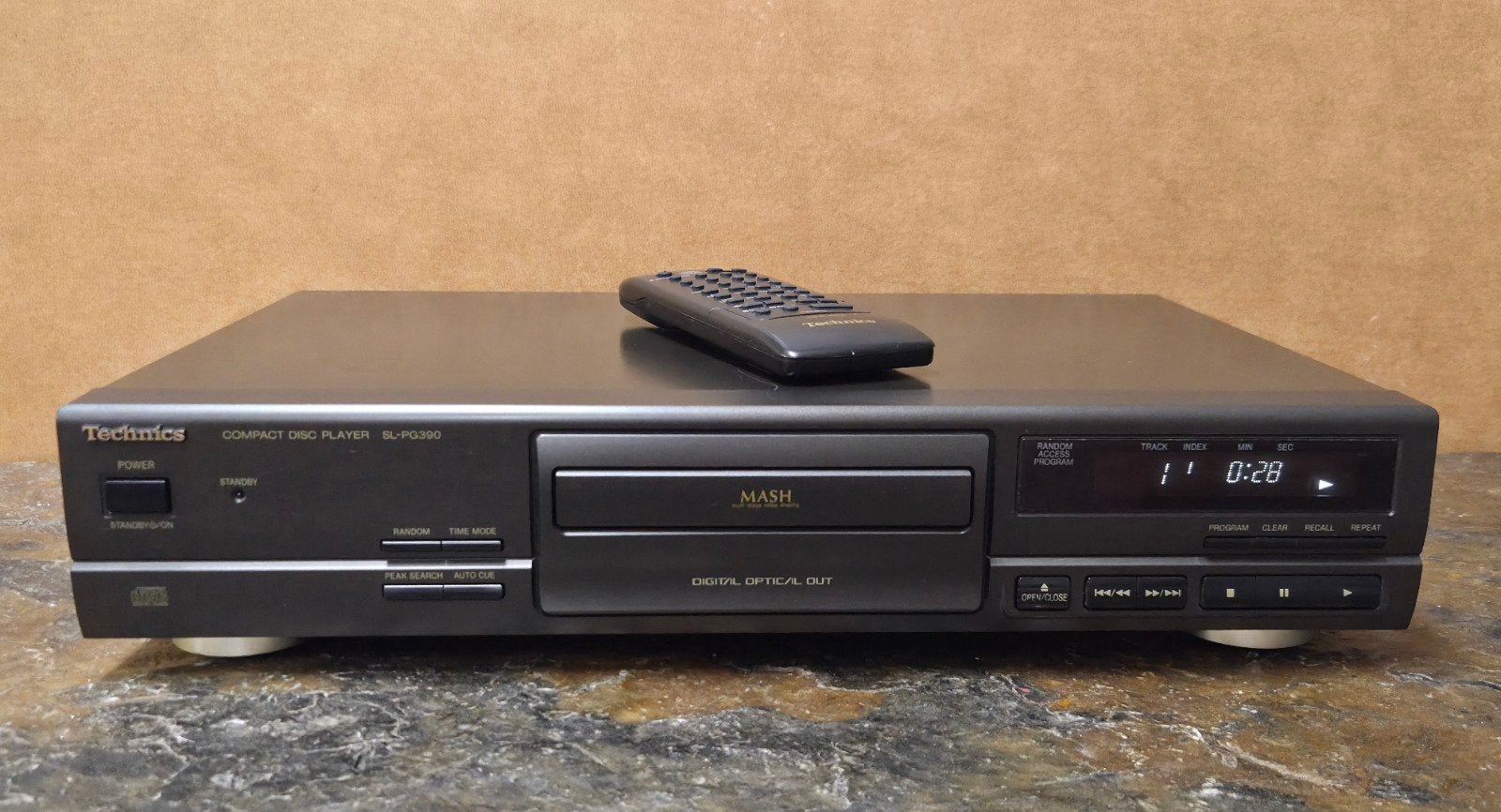 Technics SL-PG390 CD speler met digital out, ., Ophalen of Verzenden, Technics, Technics