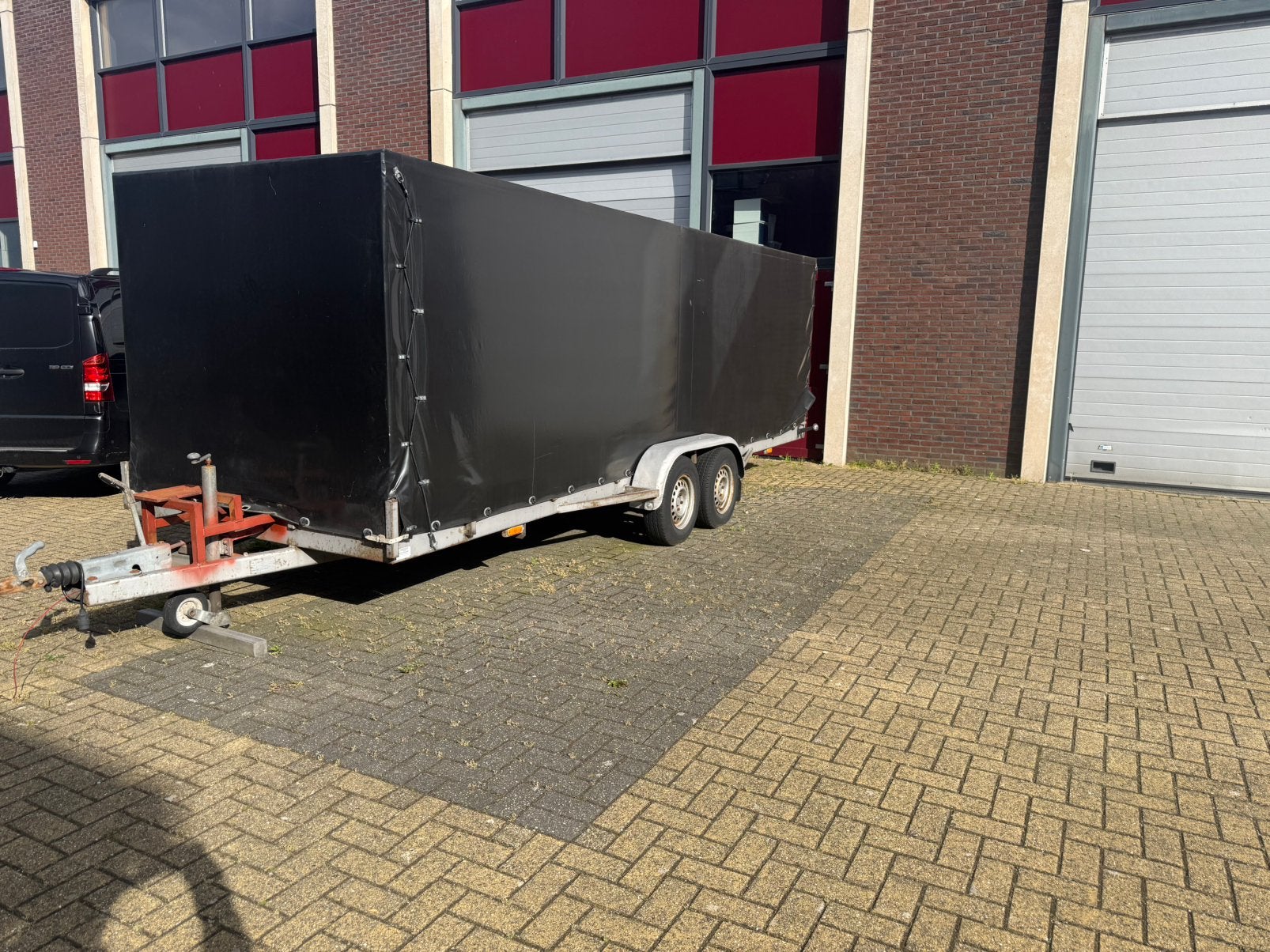 Te koop ruime aanhangwagen, Ophalen, Gebruikt
