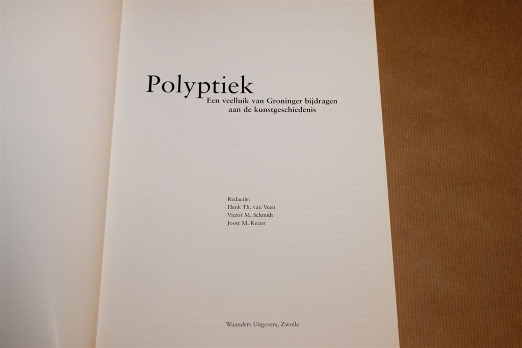 Polyptiek — Groninger Bijdragen aan Kunstgeschiedenis, Ophalen of Verzenden, Zo goed als nieuw