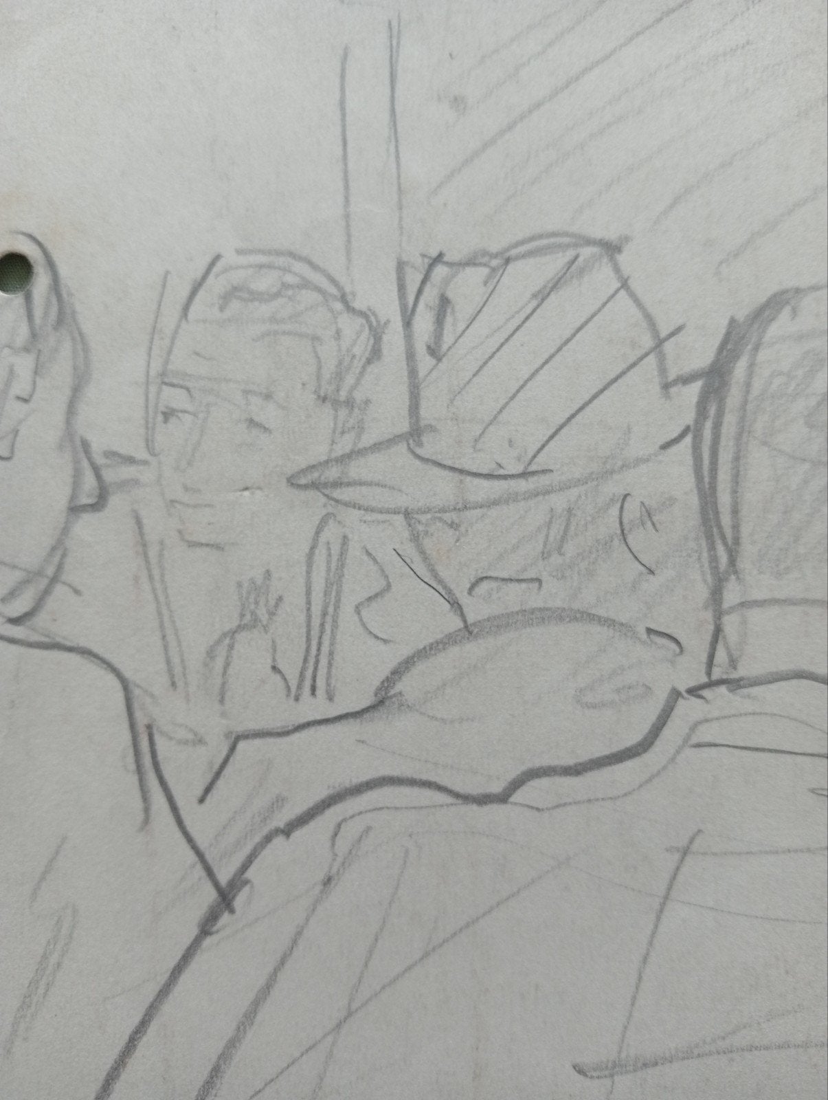 Jan Visser tekening Rotterdam 1940, Antiek en Kunst, Kunst | Tekeningen en Foto's, Ophalen of Verzenden