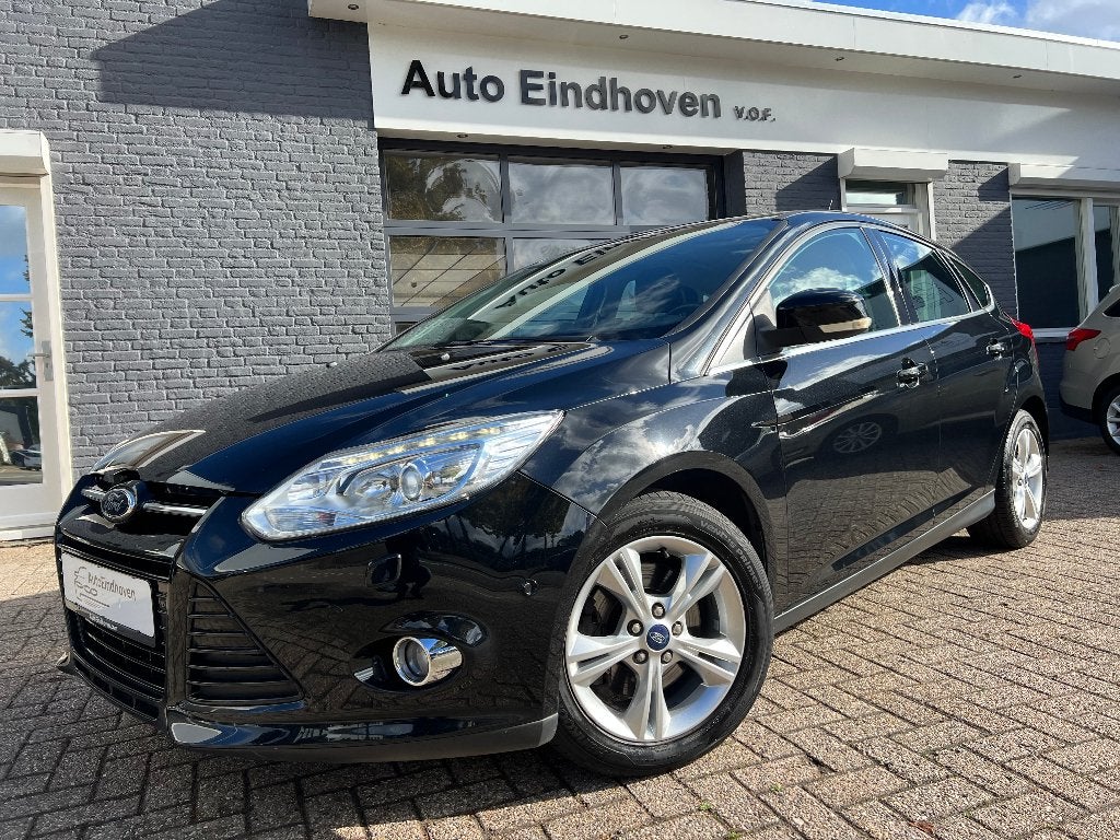 Ford Focus 1.0 Turbo,Titanium,5Drs,Xenon,Nav,Clima€5995,-, Stof, Zwart, 635 kg, 100 pk