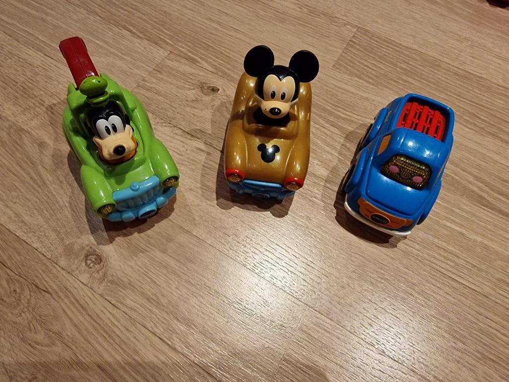 Vtech autootjes met licht en geluid, Ophalen of Verzenden, Zo goed als nieuw