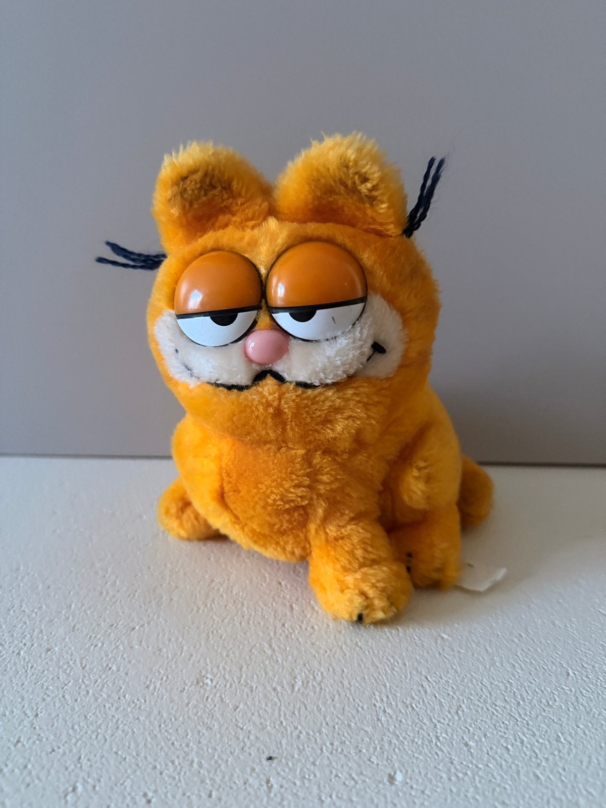 Vintage Garfield knuffel - R. Dakin & Company 1981, Kinderen en Baby's, Oranje, Gebruikt, Overige merken, Overige karakters