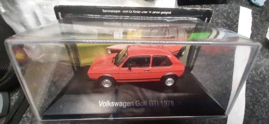 VW Golf MK1 1:43 Model Rood - Nieuw in Doos, Ophalen of Verzenden, Nieuw, Auto, Overige merken