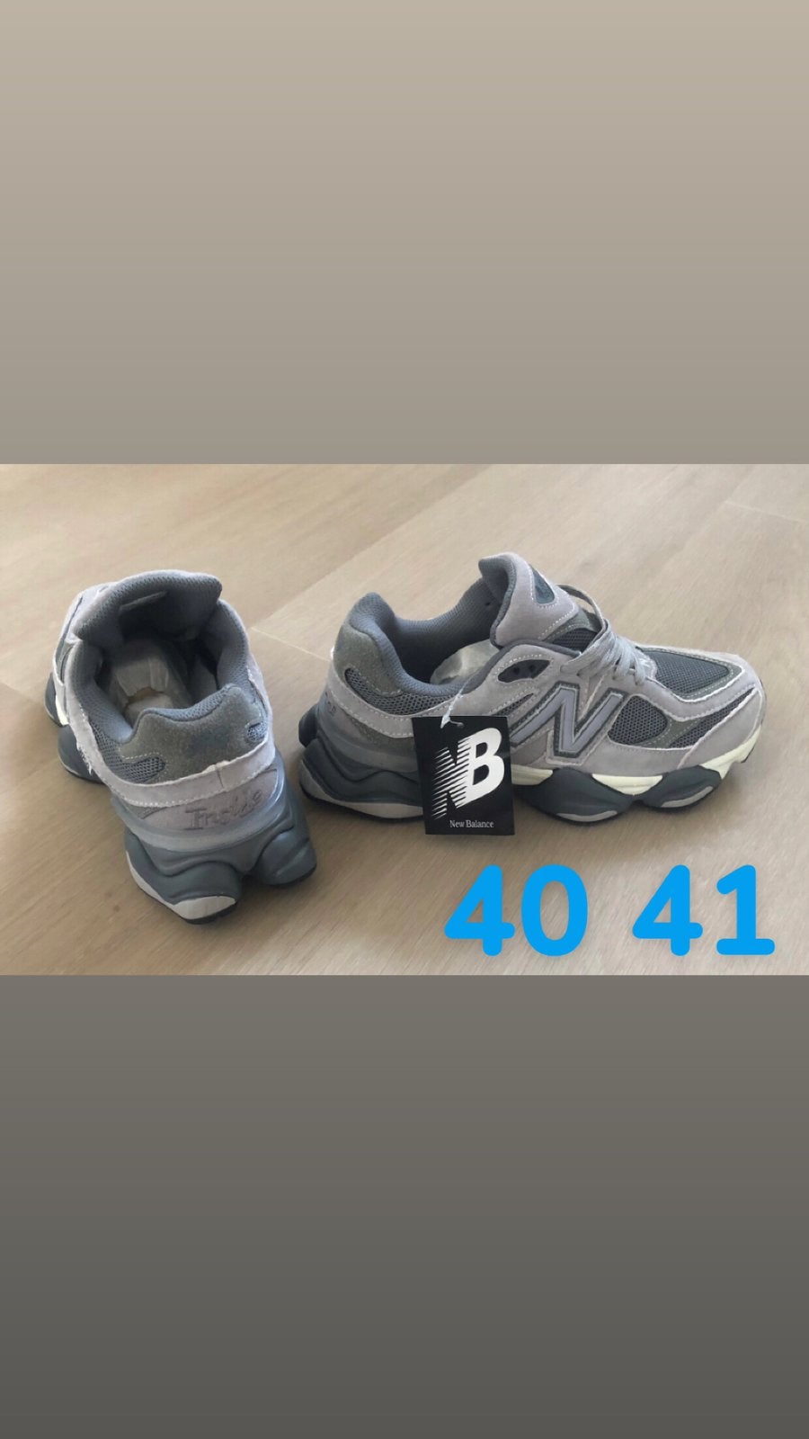 New balance 9060 grijs, Ophalen of Verzenden, Zo goed als nieuw, Overige kleuren