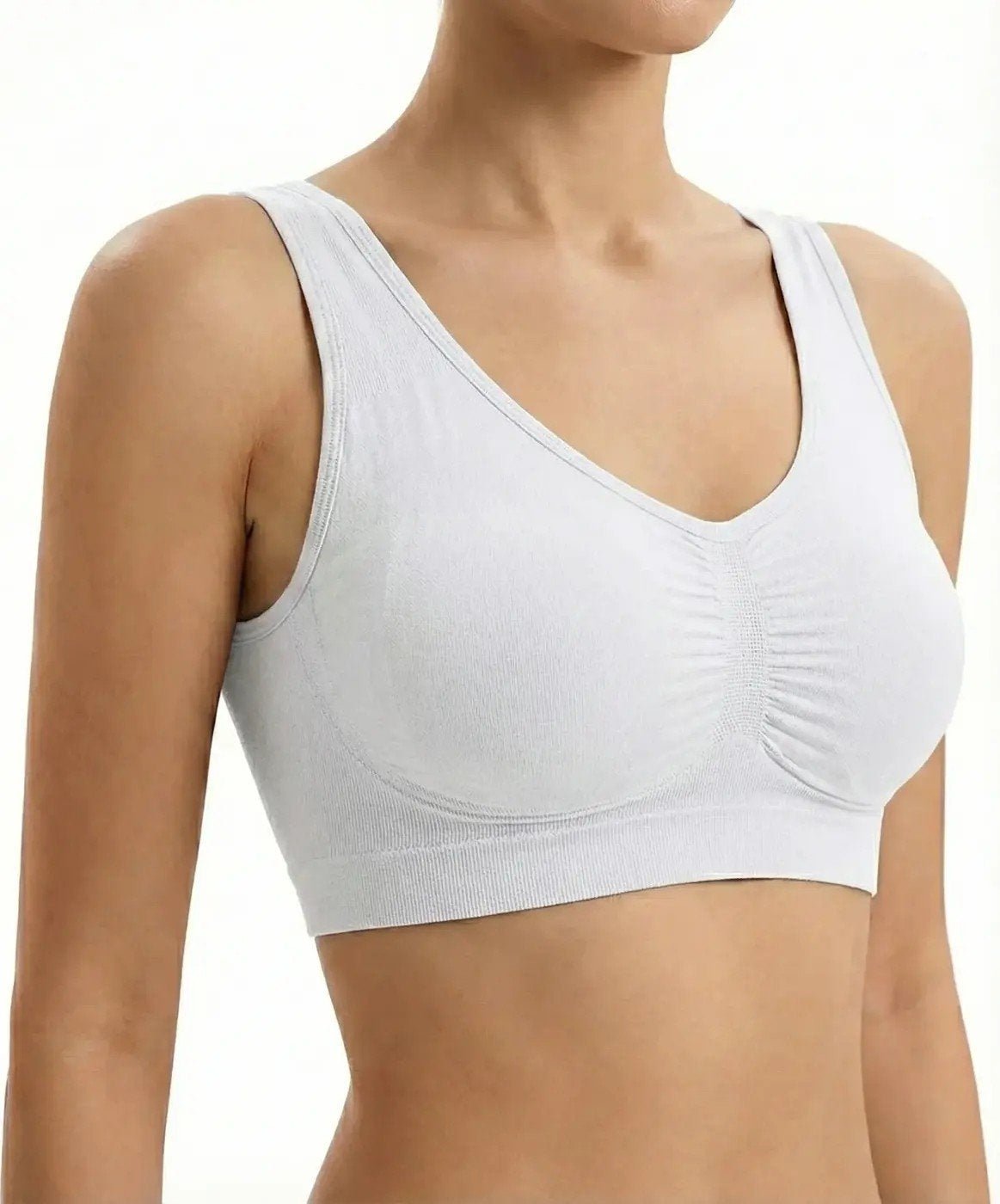 Naadloos, elastisch en comfortabel.
Verwijderbare pads, Ophalen of Verzenden, Wit