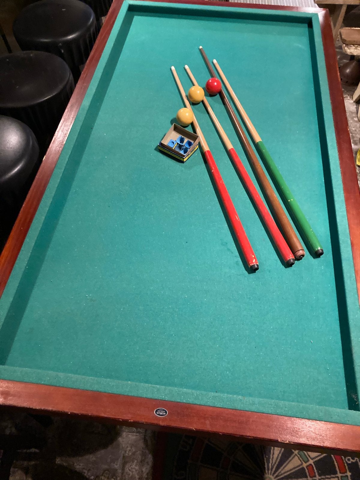 Tafelbiljart met keus - in goede staat, Ophalen, Gebruikt, Biljarttafel