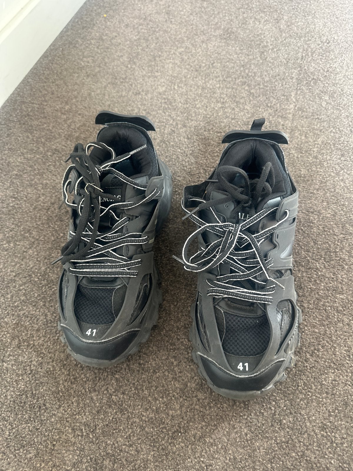Balenciaga Track Sneakers Zwart Maat 41, Ophalen of Verzenden, Gedragen, Zwart, Sneakers of Gympen