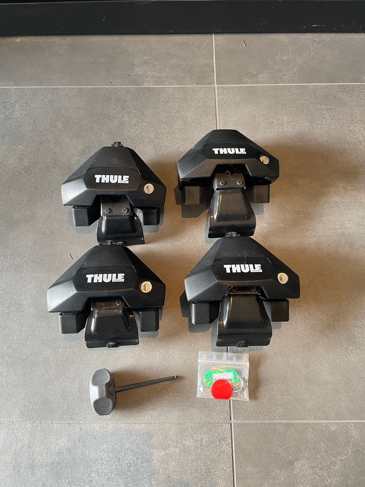Thule evo clamp voet 710500 en thule kit 145026, Ophalen of Verzenden, Gebruikt