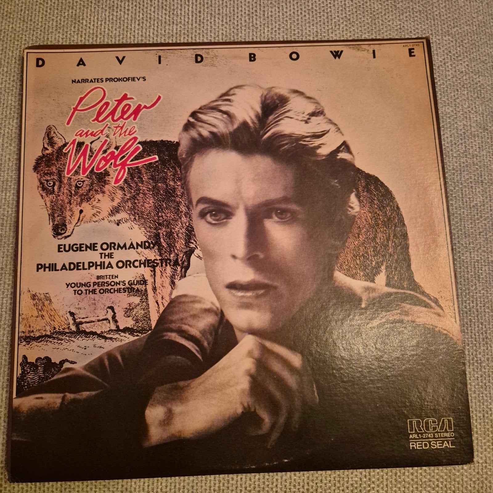 David Bowie - Peter and the Wolf (Groen Vinyl), Cd's en Dvd's, Vinyl | Klassiek, LP, Gebruikt, Overige componisten, Modernisme tot heden