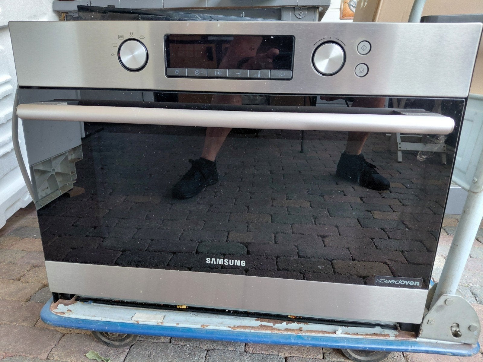 Samsung Speedoven Inbouw Combi-oven - gebruikt, 45 tot 50 cm, Ophalen of Verzenden, Inbouw, 45 tot 60 cm