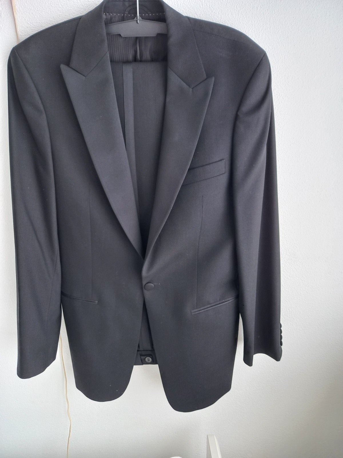 Masterhand zwarte smoking, Kleding | Heren, Kostuums en Colberts, Zo goed als nieuw, Zwart, Ophalen of Verzenden