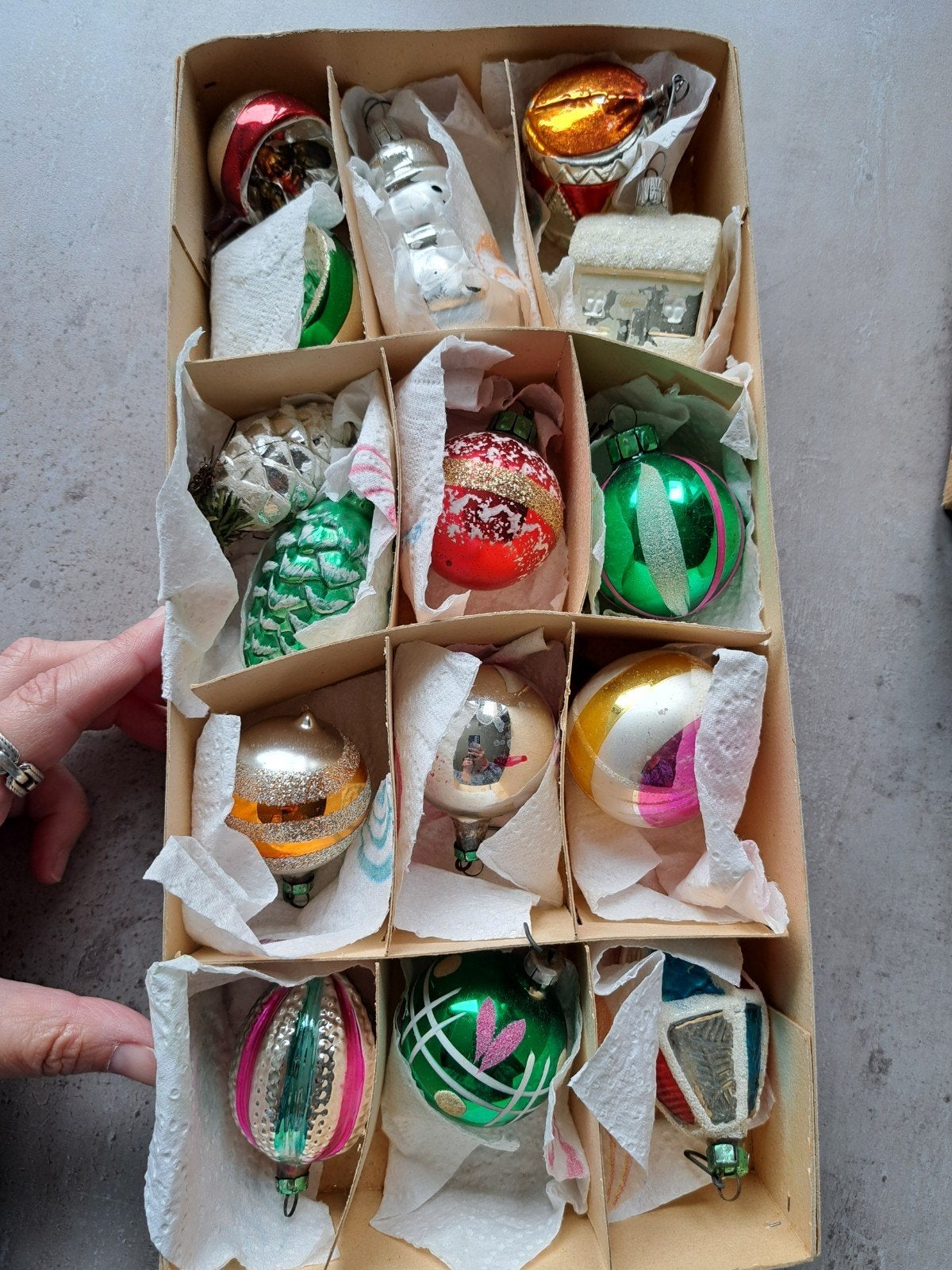 vintage kerstballen., Diversen, Ophalen