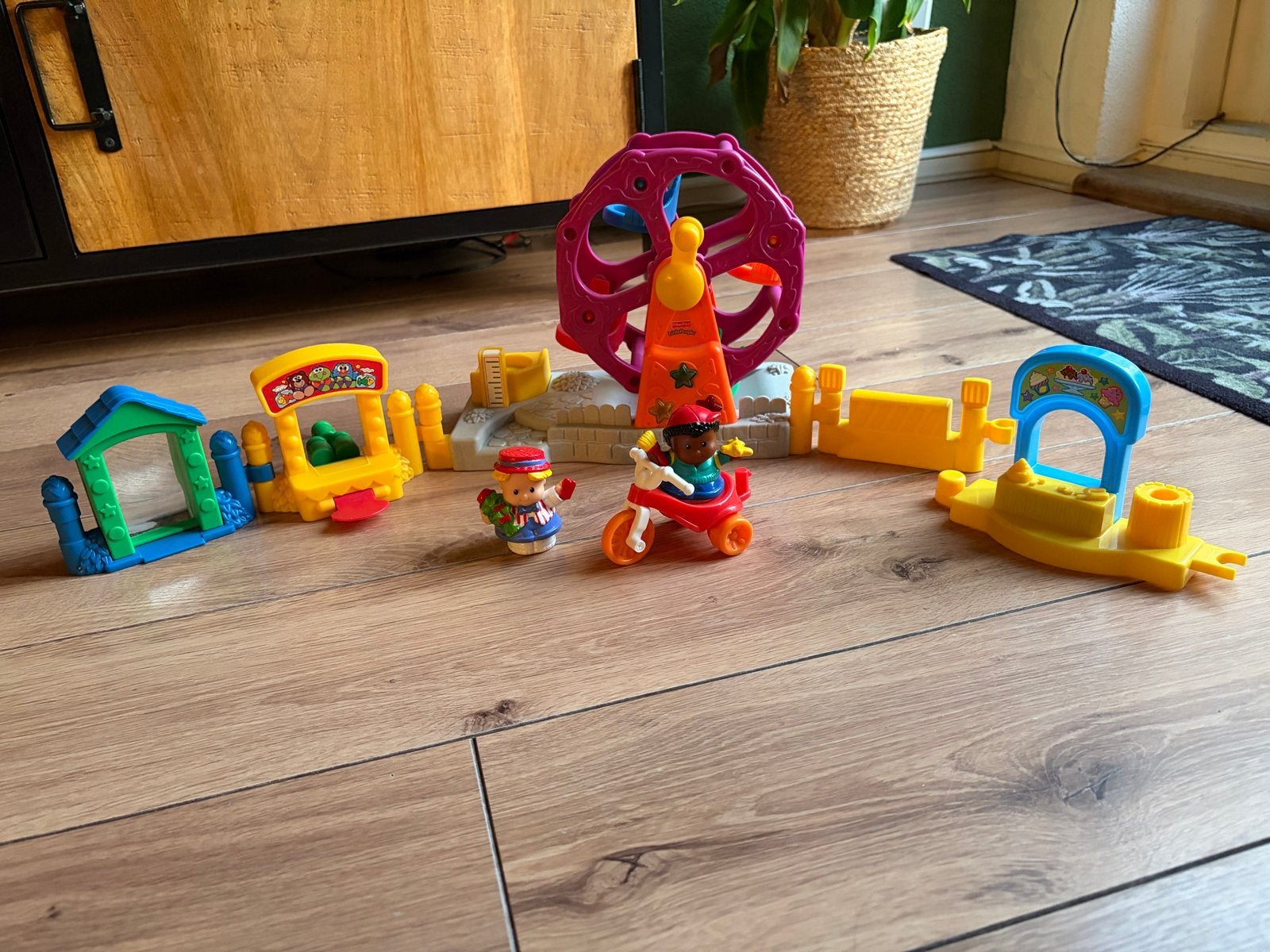 Fisher-Price Little People Kermis met Poppetjes, Ophalen of Verzenden, Zo goed als nieuw, Speelset