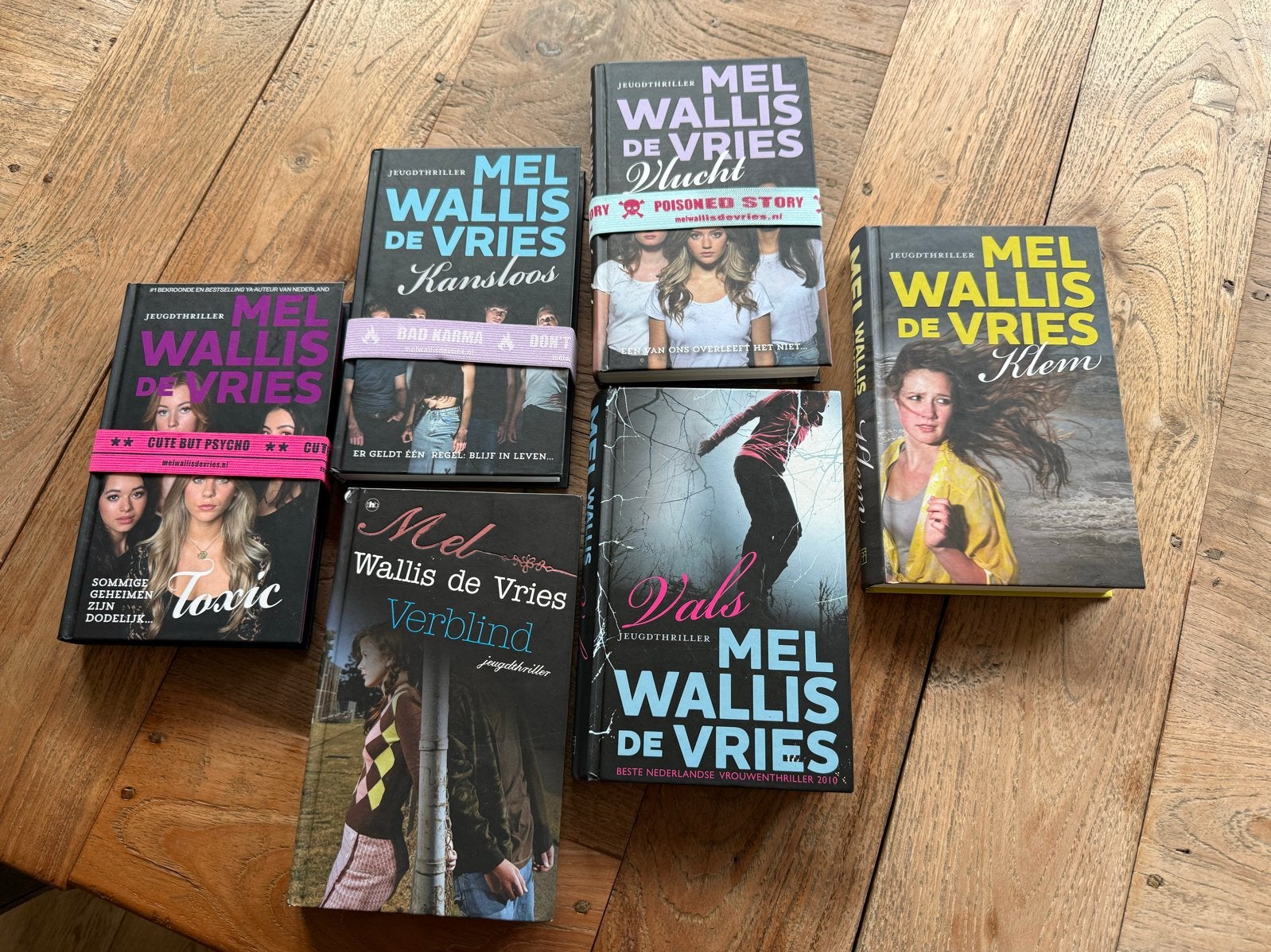 Mel Wallis de Vries - 6 boeken per stuk of de hele set., Ophalen, Gelezen, Fictie