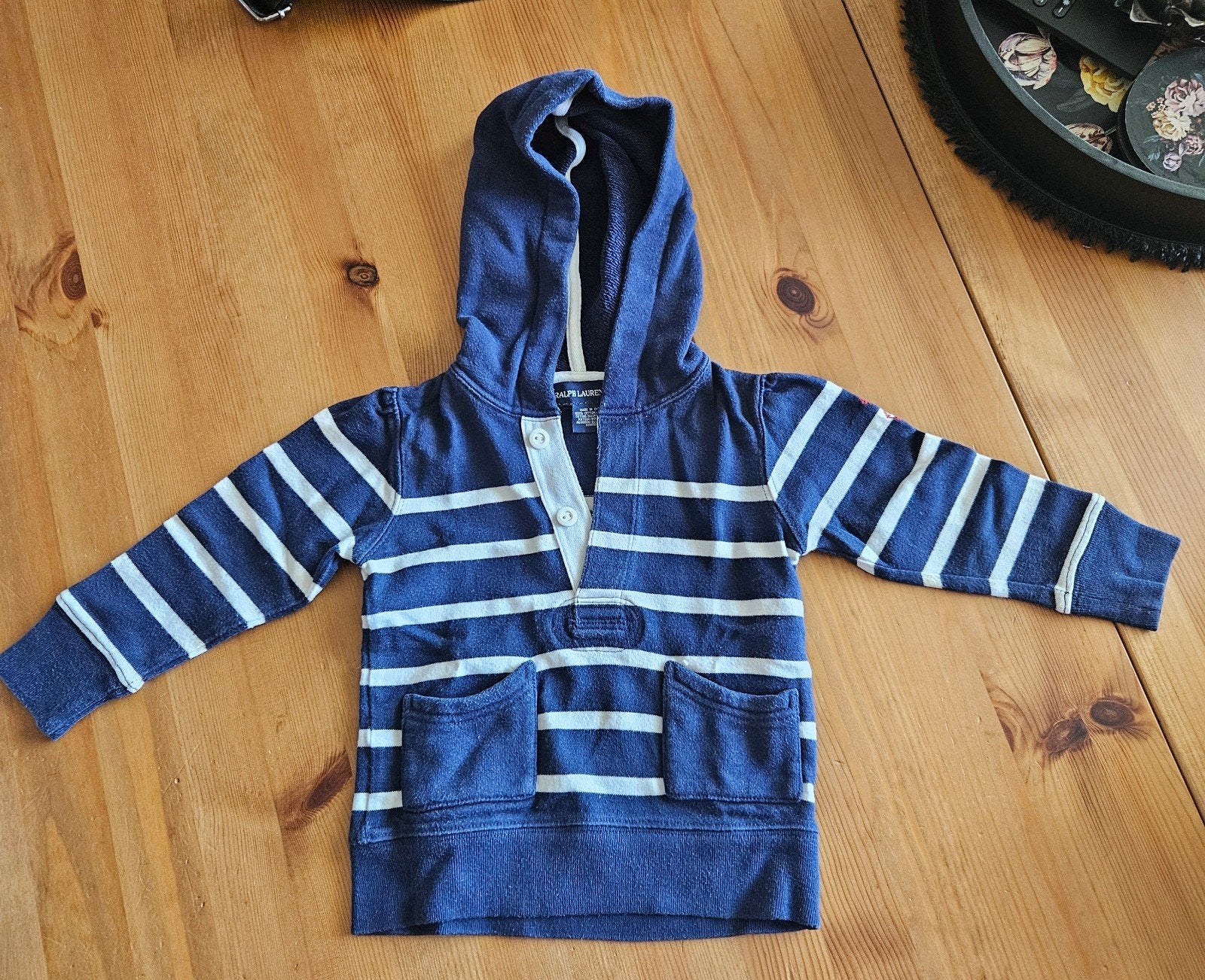 Baby capuchon sweater / trui, Ralph Lauren, 18 maanden,, Kinderen en Baby's, Ophalen, Gebruikt, Ralph Lauren, Jongen