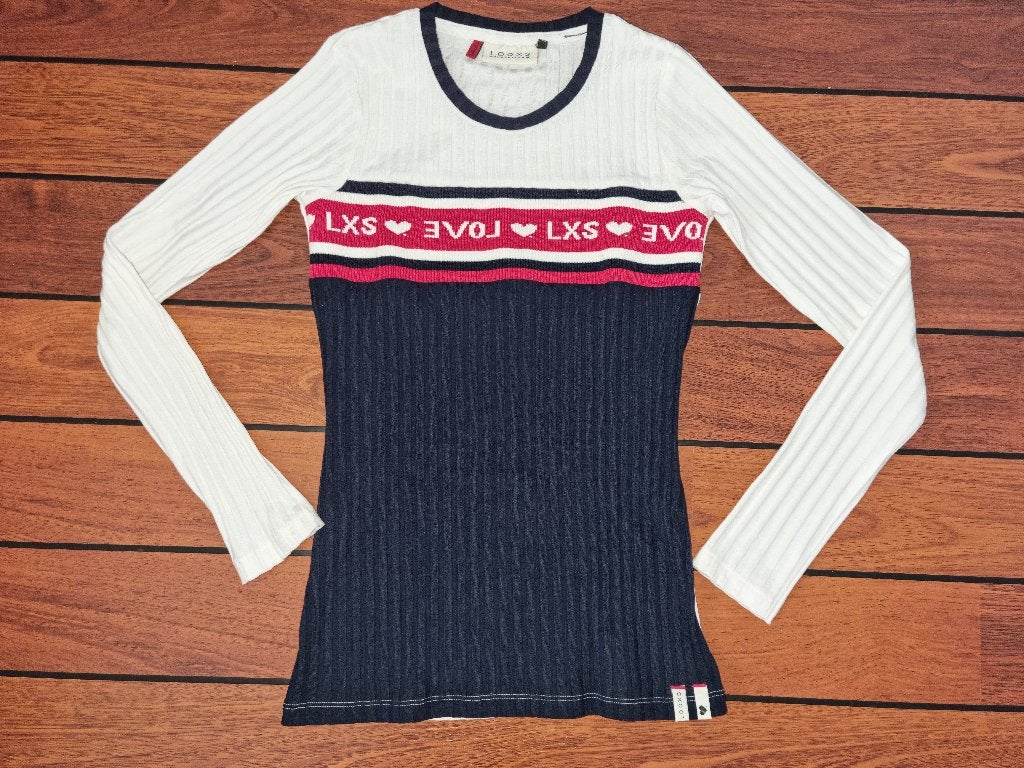 LOOXS shirt maat 164 ** ERG LEUK SHIRT **, Gebruikt, Meisje, Ophalen of Verzenden, Shirt of Longsleeve