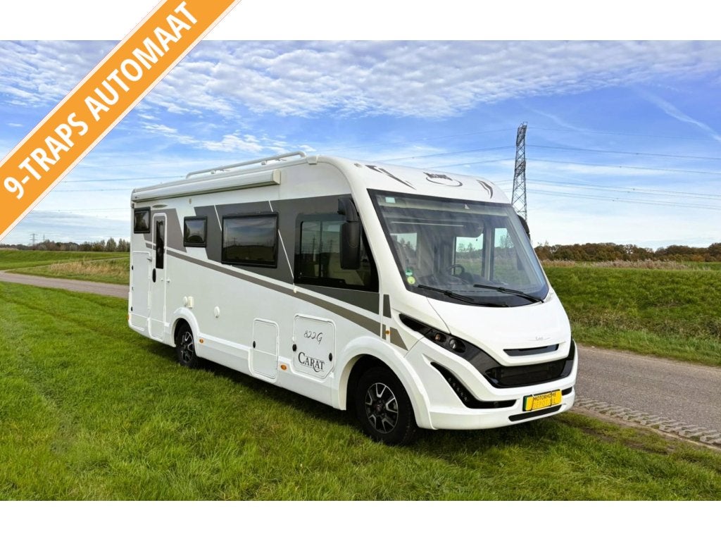 McLouis Carat 822 G | 2021 | 34000 KM | 6-slaapplaatsen, Caravans en Kamperen, Koelkast, Ringverwarming, Luifel, Fiat