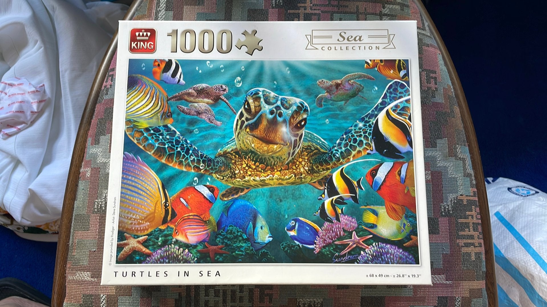 Puzzel Sea collection, Hobby en Vrije tijd, Ophalen, 500 t/m 1500 stukjes, Zo goed als nieuw