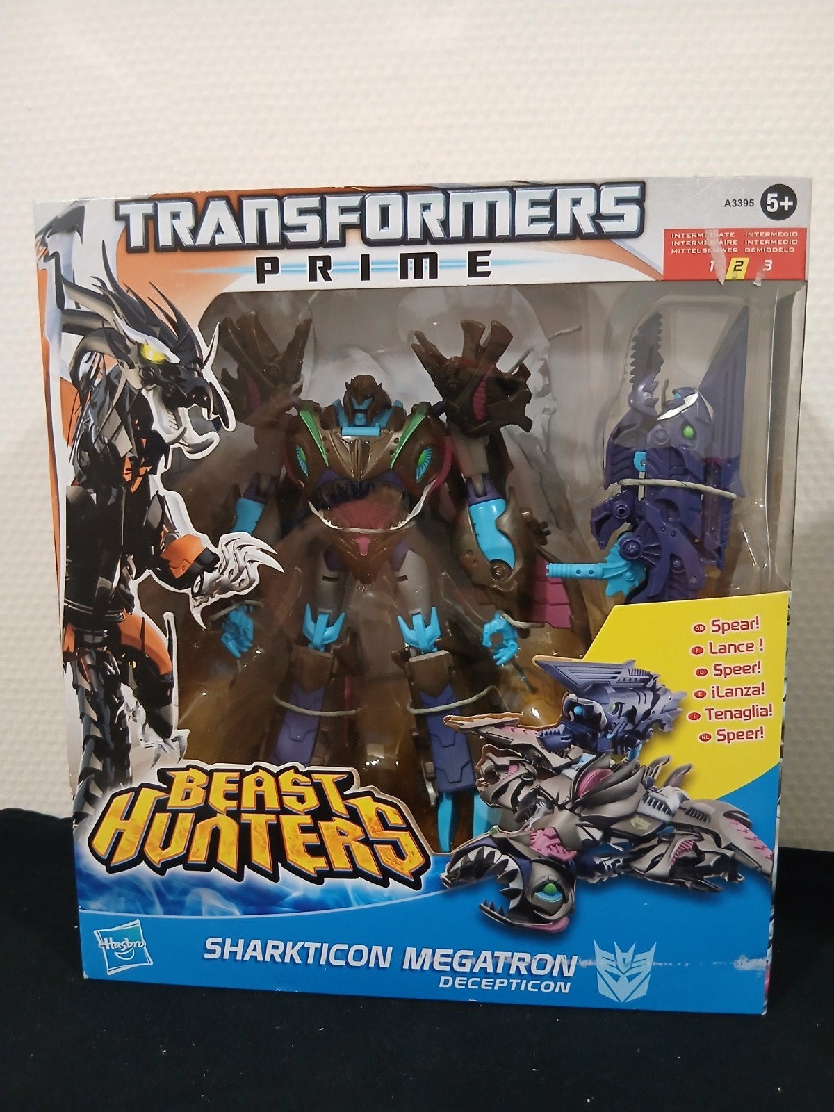 Transformers Prime Beast Hunters Sharkticon Megatron, Verzamelen, Transformers, Overige generaties, Ophalen of Verzenden, Nieuw