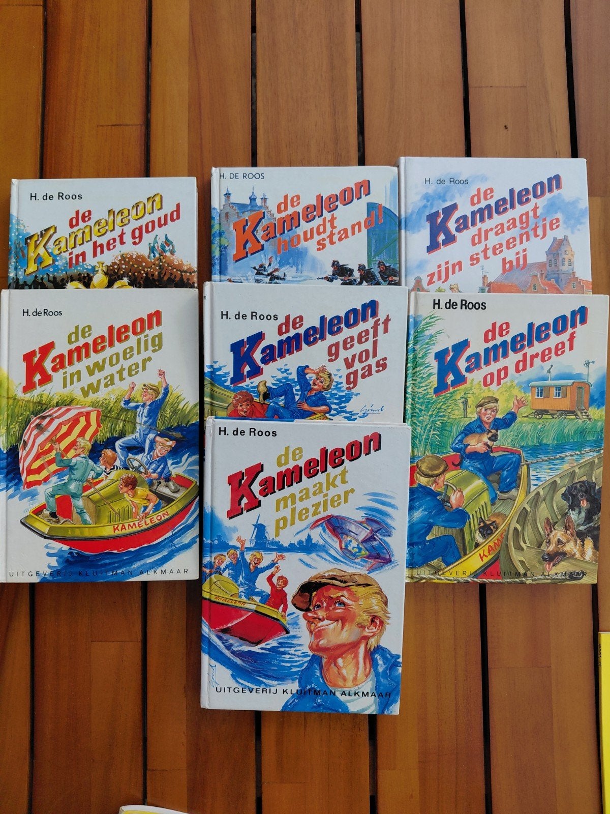 De Kameleon boekenreeks - 7 delen van H. de Roos, Ophalen of Verzenden, Gelezen, H. de Roos, Fictie