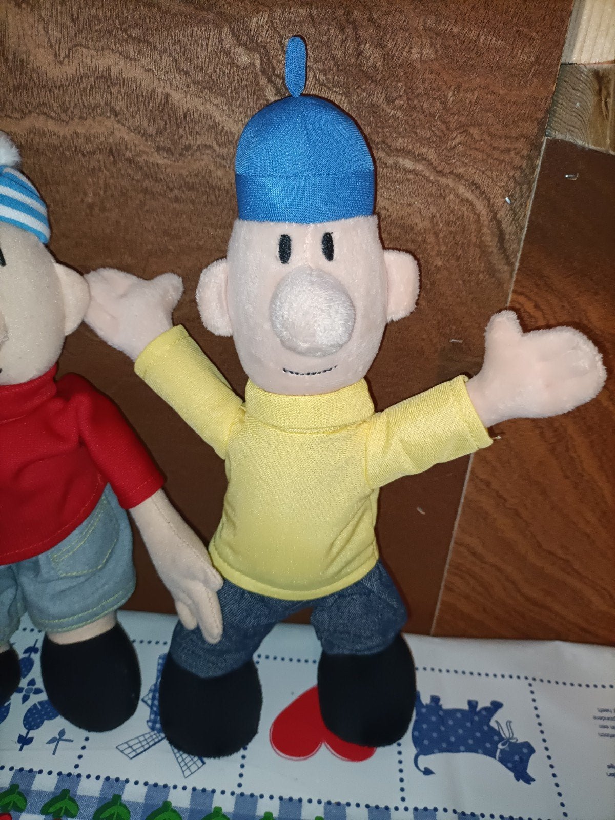 Buurman en Buurman knuffels 32 cm voor in de bus vrachtwagen, Ophalen of Verzenden, Zo goed als nieuw, Overige typen