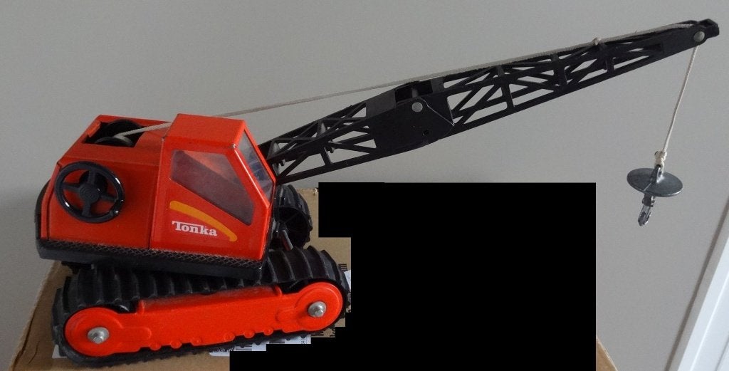 schitterende oude hijskraan van    TONKA, Verzamelen, Speelgoed, Ophalen of Verzenden, Gebruikt