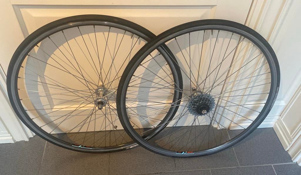 Racefiets wielset Campagnolo Wolber vintage, Ophalen of Verzenden, Overige typen