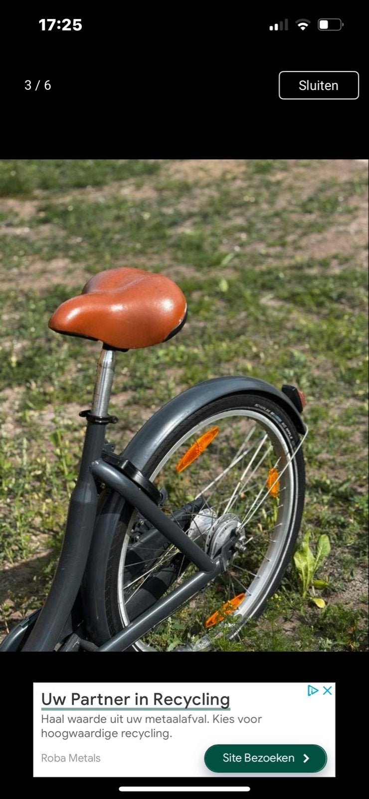 Babboe City bakfiets met huif, Ophalen, Gebruikt, Overige merken, Huif