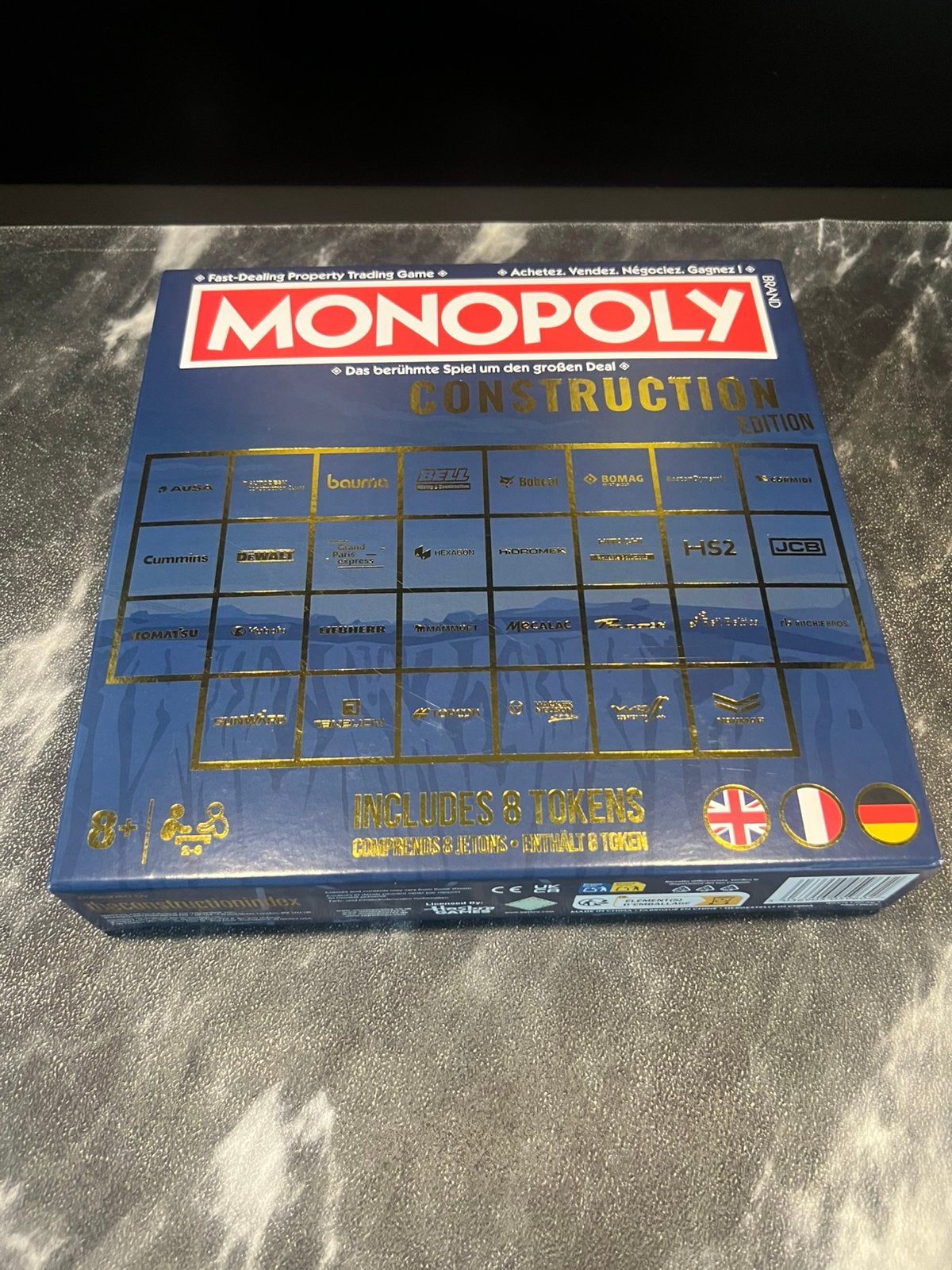 Nieuw Monopoly Construction editie Hasbro Games, Ophalen of Verzenden, Zo goed als nieuw