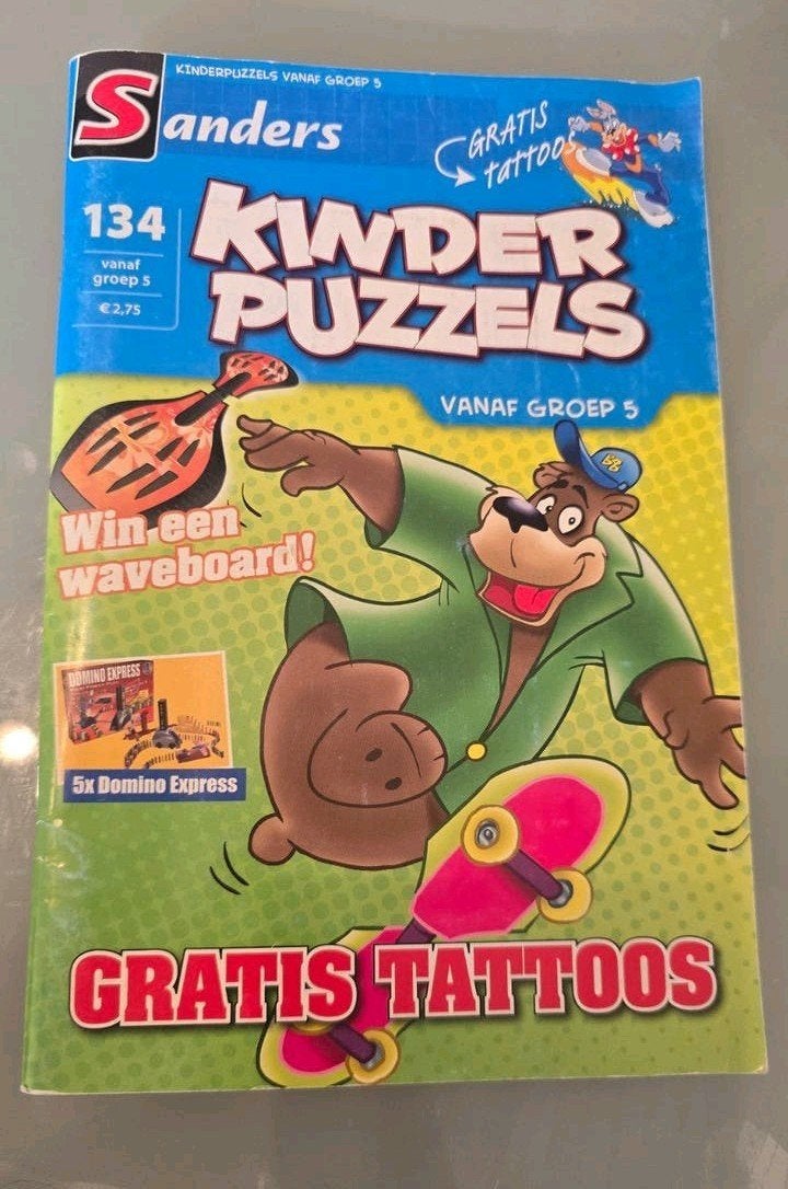 Sanders Kinder Puzzels - Vanaf Groep 5, Ophalen of Verzenden