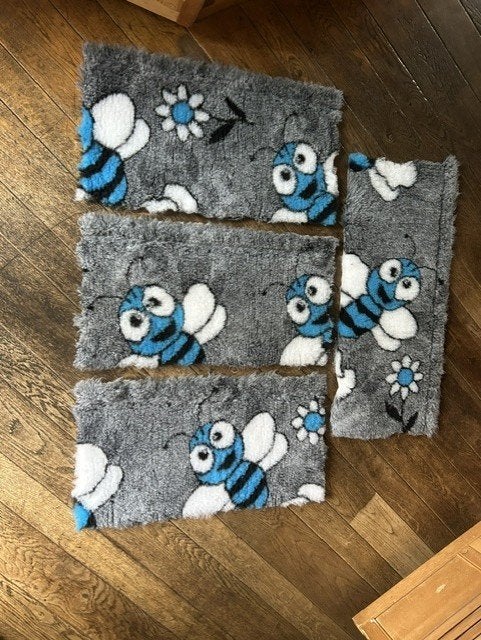 K45-NIEUW vetbedden blauwe bij 3 stuks 60x30cm 1stuk 70x30cm, Ophalen of Verzenden, Nieuw